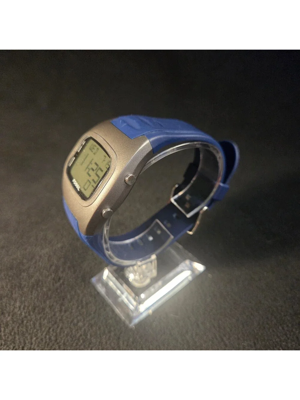 Fossil Digital Watch – Blue Band Retro Sport Style Men’s Watch
